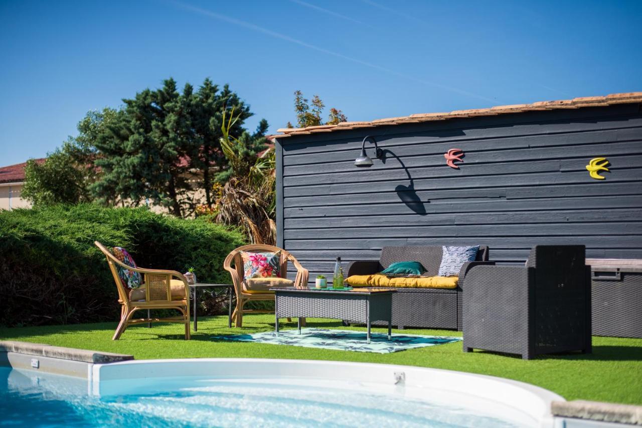 Chambre Merlot, Piscine Et Spa, Proche St Emilion Lugon et l'Ile du Carney Екстер'єр фото